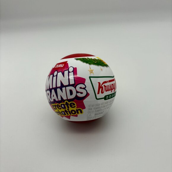 Mini Brands Krispy Kreme Create Christmas Edition Blind Ball Surprise Capsule - Picture 3 of 5